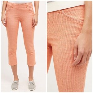 Anthro Cartonnier Striped Charlie Capri Trousers